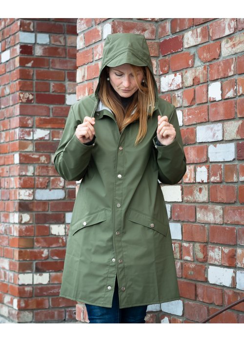Rains | Long Jacket | Olive